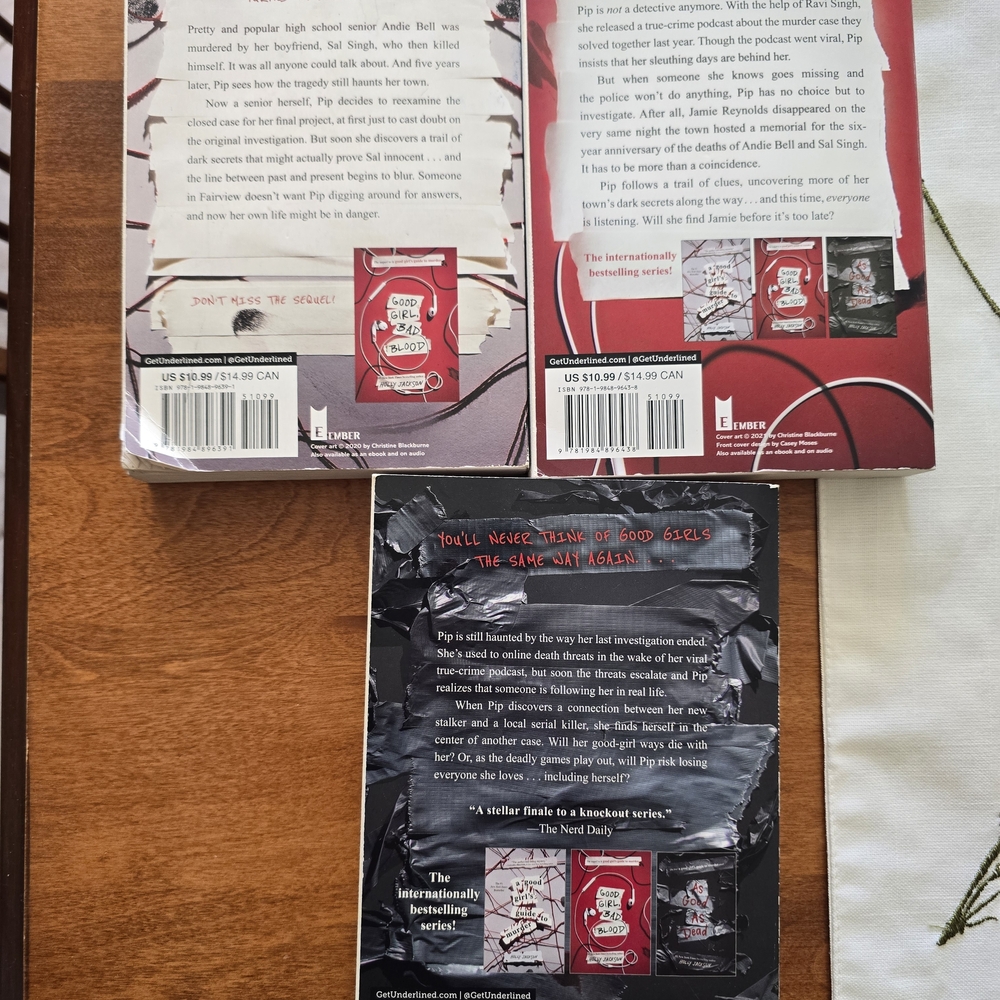 A Good Girl's Guide to Murder Paperback - White & Red Cover - Picture 3 of 4